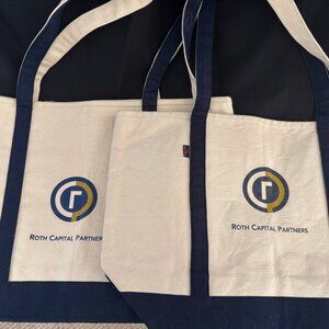 Extra large canvas boat bag tote with logo